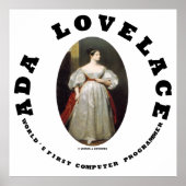 Ada Lovelace World's erster Computerprogrammierer Poster (Vorne)