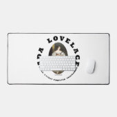 Ada Lovelace World's erster Computerprogrammierer Schreibtischunterlage (Tastatur & Maus)