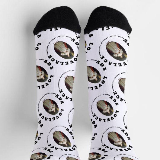 Ada Lovelace World's erster Computerprogrammierer Socken (Oben)