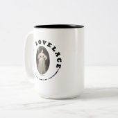 Ada Lovelace World's erster Computerprogrammierer Zweifarbige Tasse (Vorderseite Links)