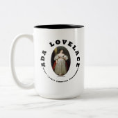 Ada Lovelace World's erster Computerprogrammierer Zweifarbige Tasse (Links)