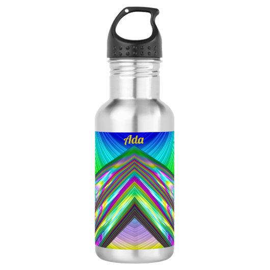 ADA ~ NIEDLICH GLOSSY! ~ Multitude der Shades 3D S Edelstahlflasche (Vorderseite)