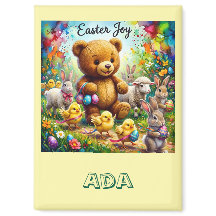 ADA ~ OSTER-TEDDYBÄR Ostküken ~ Magnet