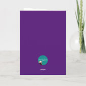 Adable Ferret Fun Foto Geburtstagkarte Feiertagskarte (Rückseite)