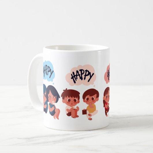 Adable Kids Eating: Cherishing Food & Bonding Kaffeetasse (Vorderseite Links)