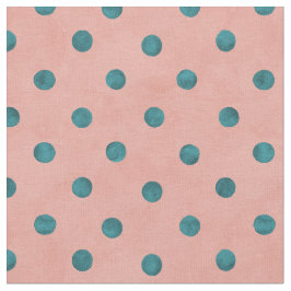 Adable Polka Punktmuster in blau und rosa Stoff