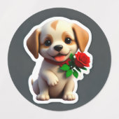 Adable Puppy Stickers Collection Etiketten (Design 2)