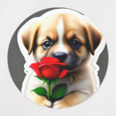 Adable Puppy Stickers Collection Etiketten (Design 1)