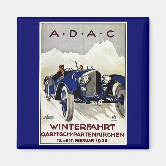 ADAC Oldtimer-Automobilwerbung 1925 Magnet (Vorne)