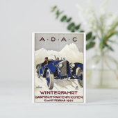ADAC Vintage Automobilwerbung 1925 Postkarte (Stehend Vorderseite)
