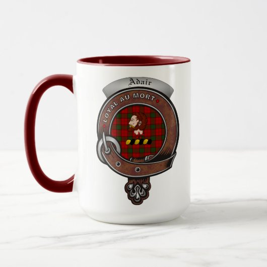 Adair Clan Abzeichen Combo 15oz Tasse (Links)