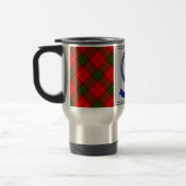 Adair Clan Abzeichen & Tartan Personalisiert Reisebecher (Links)