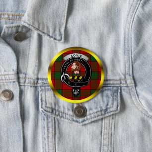 Adair Clan Abzeichen & Tartan Tasten Button