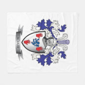 Adair Familienwappen-Wappen Fleecedecke (Vorderseite (Horizontal))
