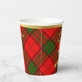 Adair Personalisiert Tartan Christmas Pappbecher (Rechts)