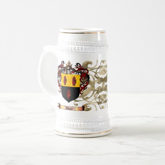 Adair Schild/Wappen Bierglas (Vorderseite Links)