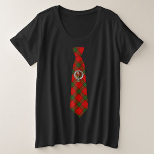 Adair Schottischer Clan-Abzeichen & Tartan Krawatt Große Größe T-Shirt