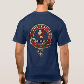 Adair Tartan Clan Abzeichen Personalisierter T - S T-Shirt (Rückseite)