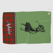 Adair Tartan Golf Towel Ihre Golfhandtuch (Horizontal)