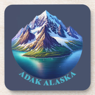 Adak Alaska Getränkeuntersetzer