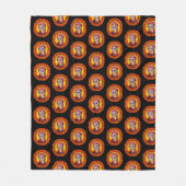 Adalia Sugar Skull Fleece Decke (Vorderseite)