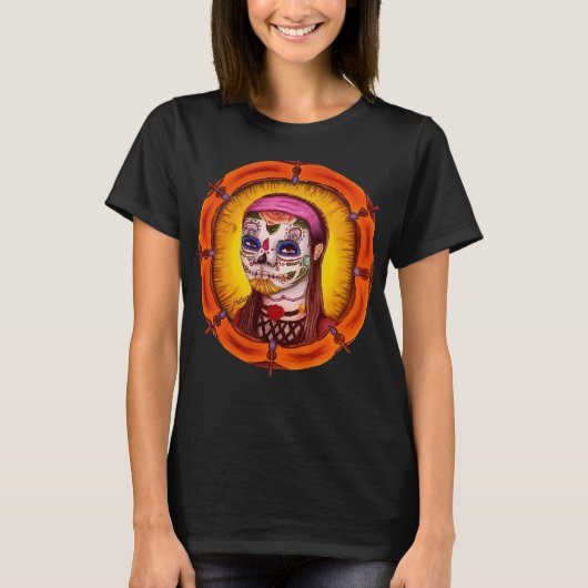 Adalia Sugar Skull Shirt (Vorderseite)