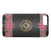 Adalicia Hübsch Knights Plus Monogram Case-Mate iPhone Hülle (Rückseite (Horizontal))