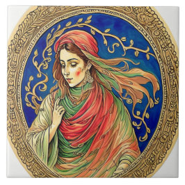 Adalusischer Keramik Kunst, Dichtung und Musik Fliese