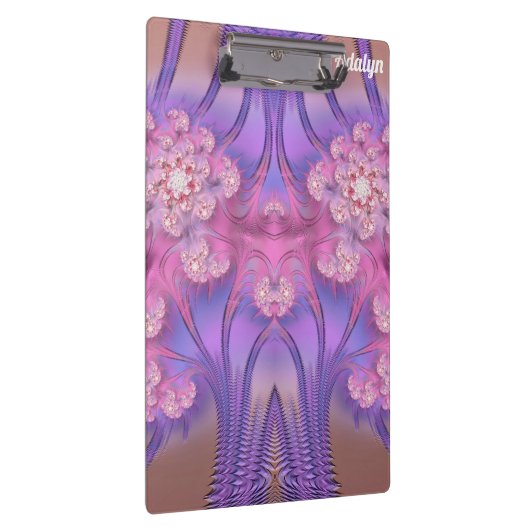 ADALYN ~ PASTEL 3D! Rosa, Mauve GLOSSY-Zwischenabl Klemmbrett (Rechts)