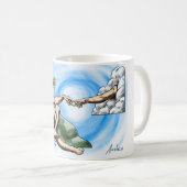 Adam als Erstes ungutes Fellow Kaffeetasse (VorderseiteRechts)