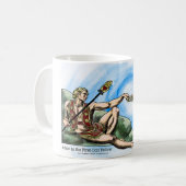 Adam als Erstes ungutes Fellow Kaffeetasse (Vorderseite Links)