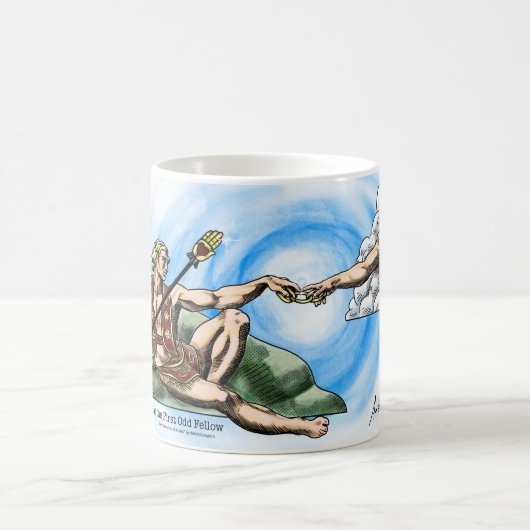 Adam als Erstes ungutes Fellow Kaffeetasse (Mittel)