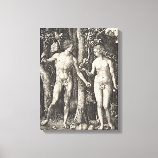 Adam and Eve, 1504 Leinwanddruck (Vorderseite)