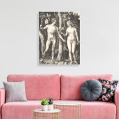 Adam and Eve, 1504 Leinwanddruck (Insitu (Wohnzimmer))