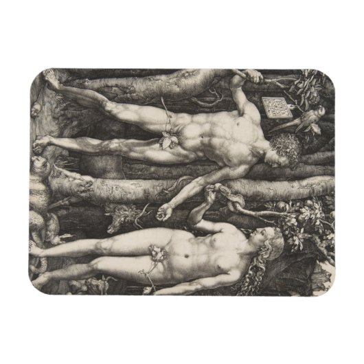 Adam and Eve, 1504 Magnet (Horizontal)
