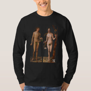 Adam And Eve (1507) Albrecht Dürer Painting Renai T-Shirt