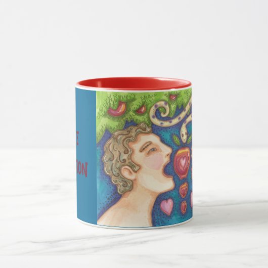 Adam and Eve APPLE SEDUCLE TASSE Red (Zentrum)