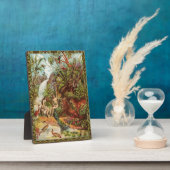 Adam and Eve in Garden Plaque Fotoplatte (Seite)