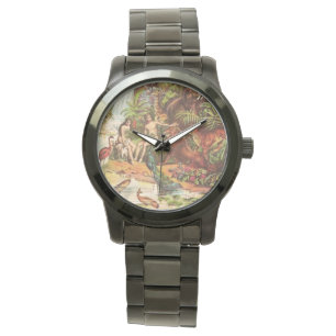 Adam and Eve in Garden Watch Armbanduhr