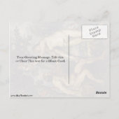 Adam and Eve von Peter Paul Rubens Postkarte (Rückseite)