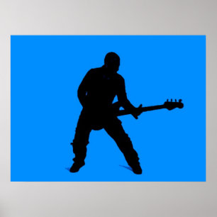 Adam auf Bass-Gitarre Poster