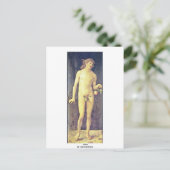 Adam by Albrecht Dürer Postkarte (Stehend Vorderseite)