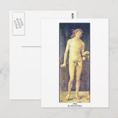 Adam by Albrecht Dürer Postkarte (Vorne/Hinten)