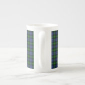Adam Clan Abzeichen & Tartan Jumbo Tasse (Rückseite)