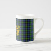 Adam Clan Abzeichen & Tartan Jumbo Tasse (Rechts)