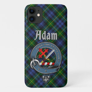 Adam Clan Abzeichen & Tartan Phone Case