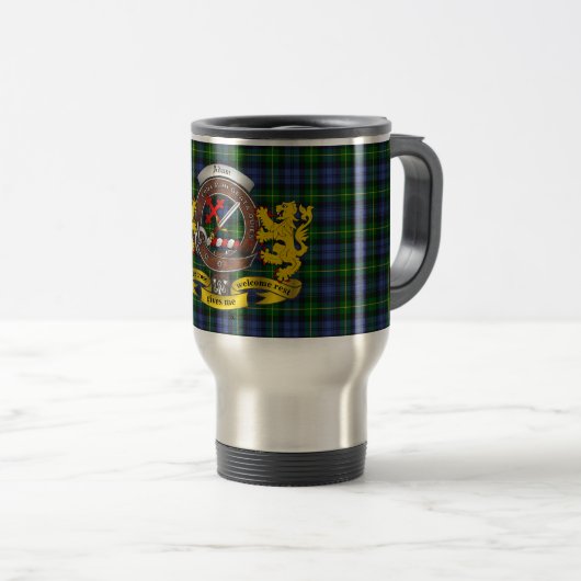 Adam Clan Abzeichen Travel Mug Reisebecher (VorderseiteRechts)