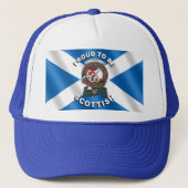 Adam Clan Badge Scottish Trucker Truckerkappe (Vorderseite)