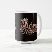 Adam Crown Custom Kaffeetasse (VorderseiteRechts)