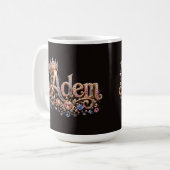 Adam Crown Custom Kaffeetasse (Vorderseite Links)